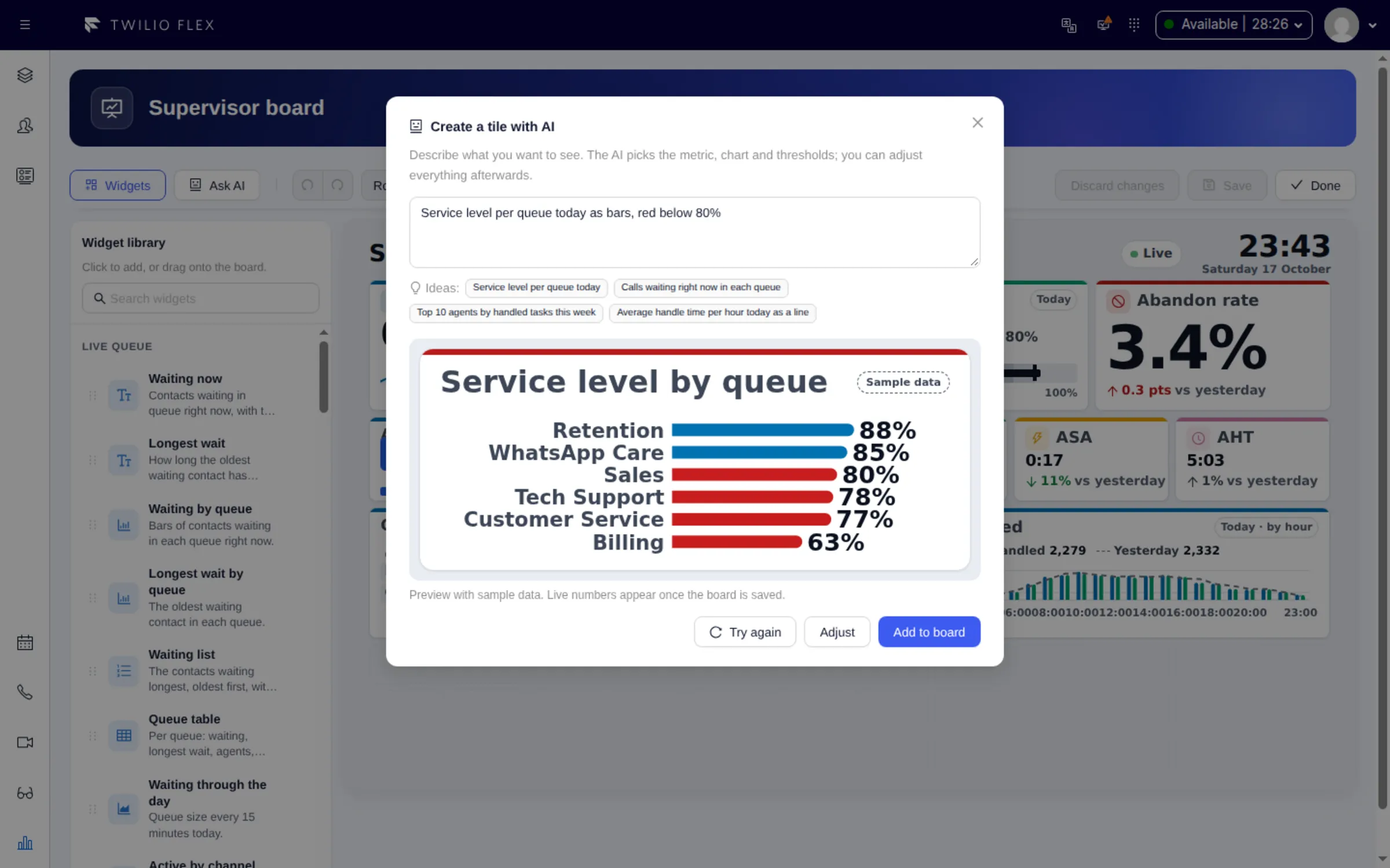 Wallboard editor with Ask AI